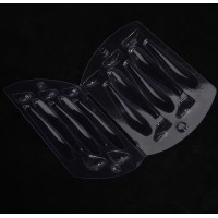 Cheap PVC disposable fishing lure clamshell packaging box with free sample