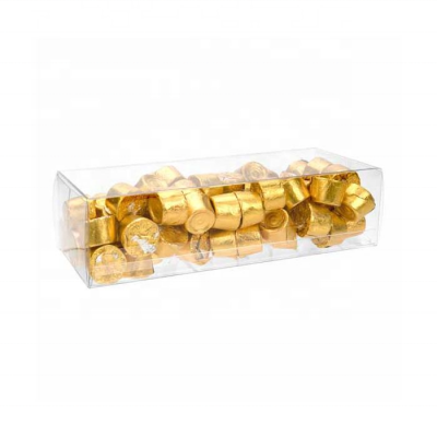 Free Custom Display Chocolate Rectangle Clear Plastic Candy Box