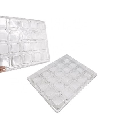 Customized Transparent Chocolate Plastic Blister Trays Packaging