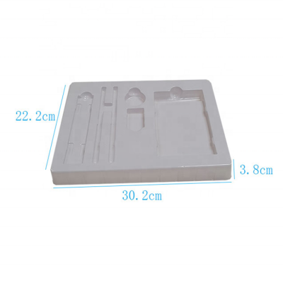 Vacuum forming customized plastic cosmetic blister tray